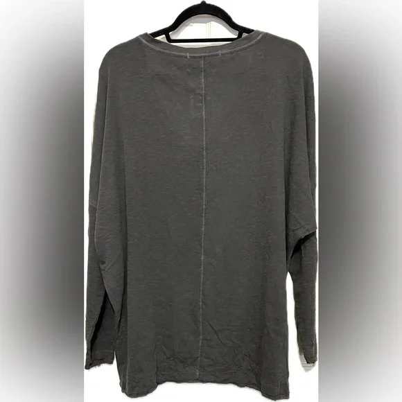 We the Free On My Mind V-Neck Shirt, Black but looks a dark Gray, Size Medium - Picture 3 of 10